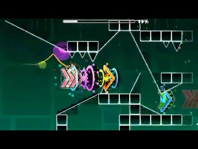 (Upcoming Demon Megacollab) Glitch Nerds by Gizbro and More - Geometry Dash Layout Montage