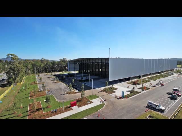 Coomera Indoor Sports Complex construction time-lapse