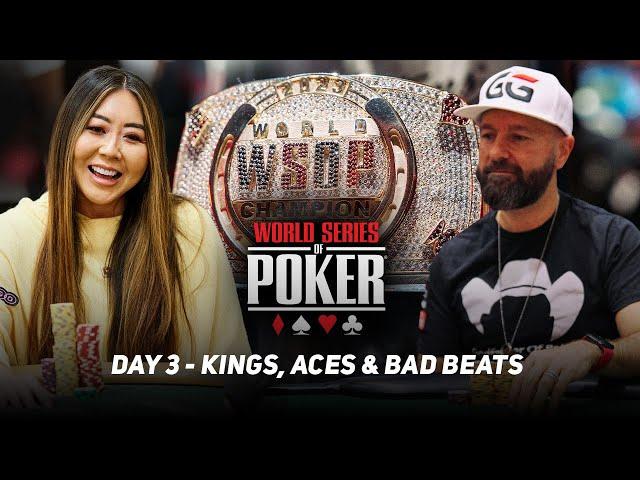 WSOP Main Event Day 3 - HIGHLIGHTS & CRAZY HANDS with Daniel Negreanu & Maria Ho