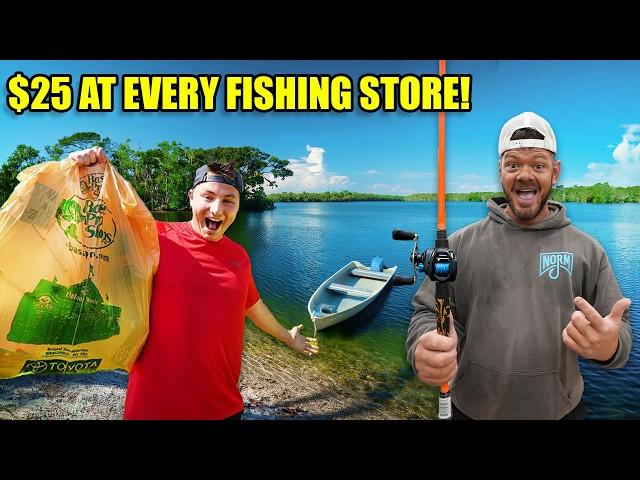 Spending $25 At EVERY Fishing Store!