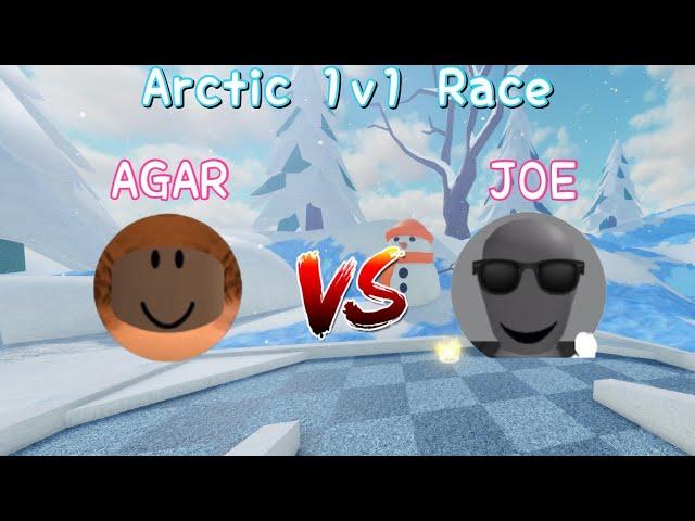 Arctic 1v1 Race Mode vs. AgarSobee (In Public)