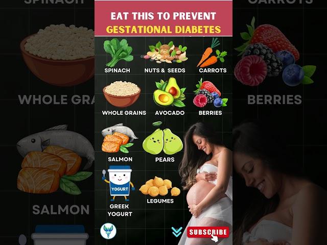 Preventing Gestational Diabetes | Must Have Foods for a Healthy Pregnancy #diet #shorts #pregnant