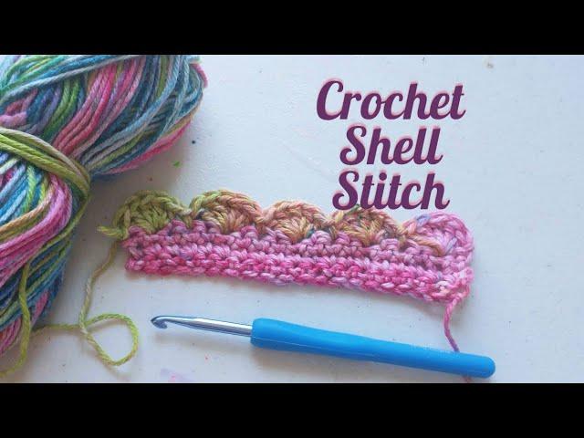 Simple Crochet Shell stitch border