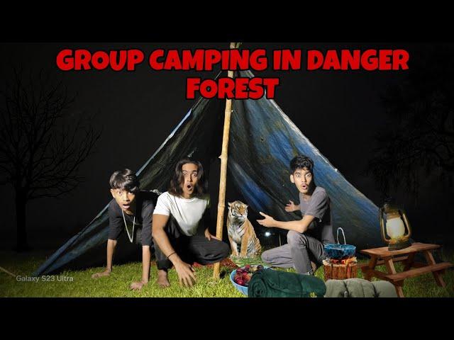 Group Camping In Dangerous Forest India | Forest Camping | B2 MG YT