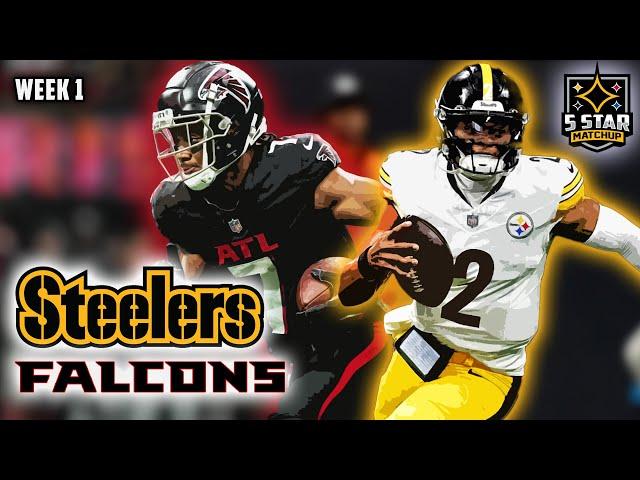 Steelers vs Falcons Week 1 Highlights: Justin Fields Gets It Done! | 5 Star Matchup (Q1)