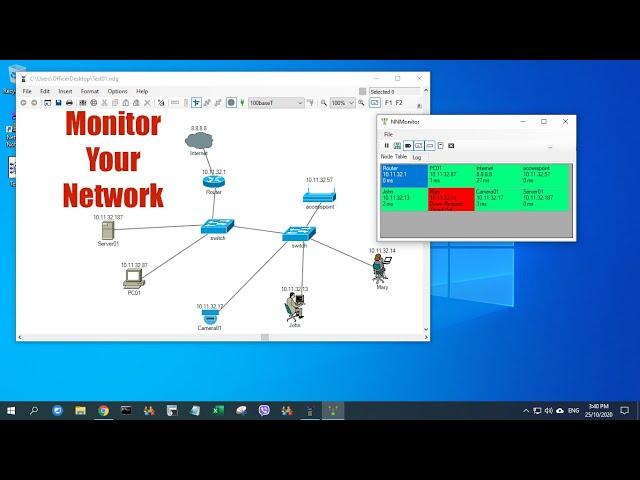 Create a network diagram and monitor it for free | NETVN