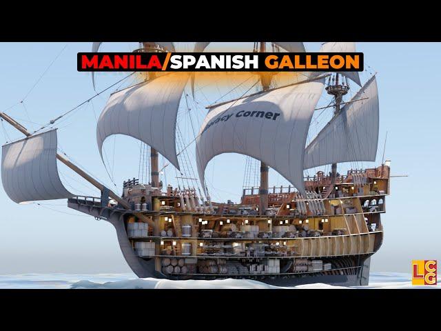 Inside the Manila/Spanish Galleon