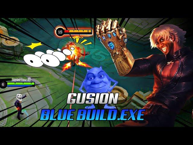 GUSION BLUE BUILD.EXE | MLBB Funny Moments / MLBB WTF Moments - Mobile Legends