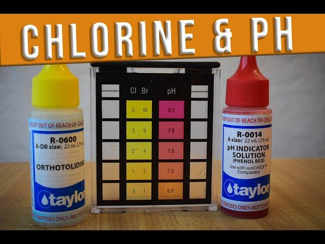 How to test pool water! Learn how to test chlorine level and PH of pool water using a Taylor kit!