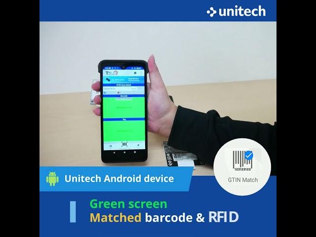 【Unitech Software Solution】TagAccess_GTIN Scan Match #rfid #smartphone #assets