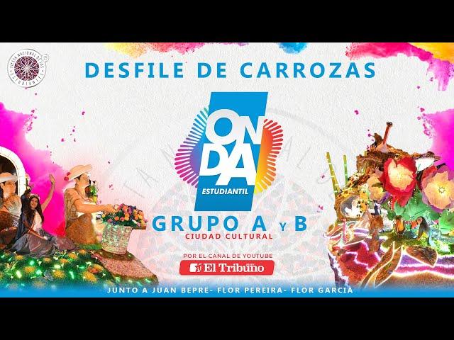  #ondaestudiantil EN VIVO segundo DESFILE de CARROZAS de los grupos "A" y "B" de la FNE 2024