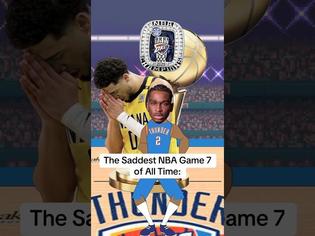 The Saddest NBA Finals Game 7 of All Time: #nba