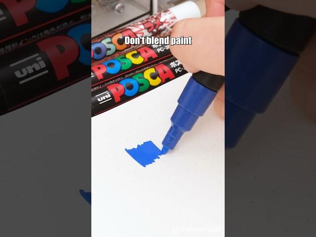 Never do these three things to your Posca Marker!