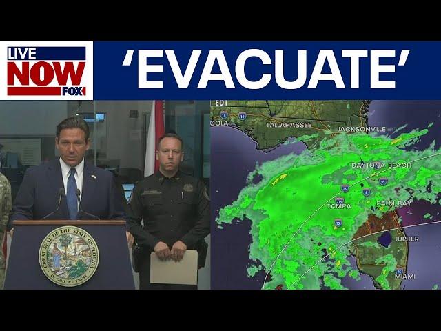 Hurricane Milton: Category 4 storm charges toward FL, DeSantis update | LiveNOW from FOX