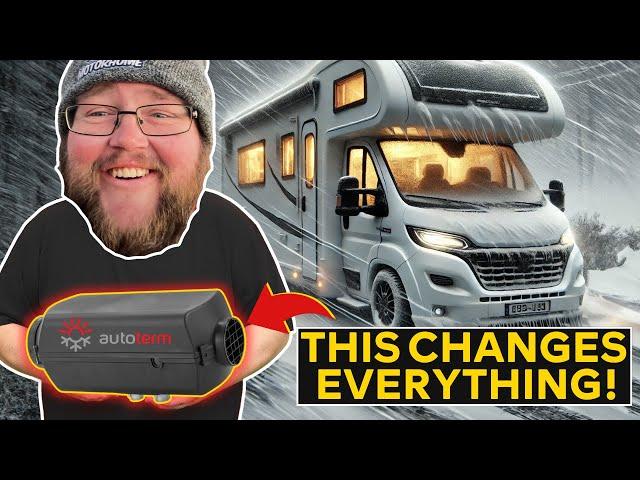 WINTER VANLIFE SOLVED! - Best Winter Upgrade for my Motorhome!