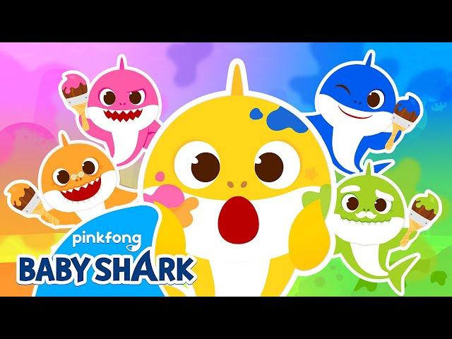 [NEW] Shark Family Colors  | Story for Kids | Learn Colors and Shapes | Baby Shark Official