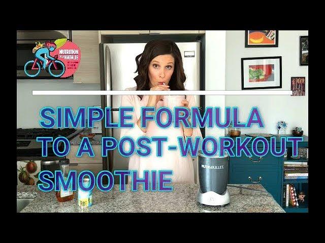 Post-workout Smoothie Recipe: Simple formula for smoothie with 15 g protein!