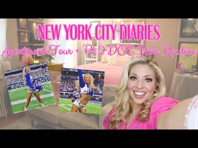 DCC Game Day Hair Routine | Part 2 Tutorial + Apartment Tour