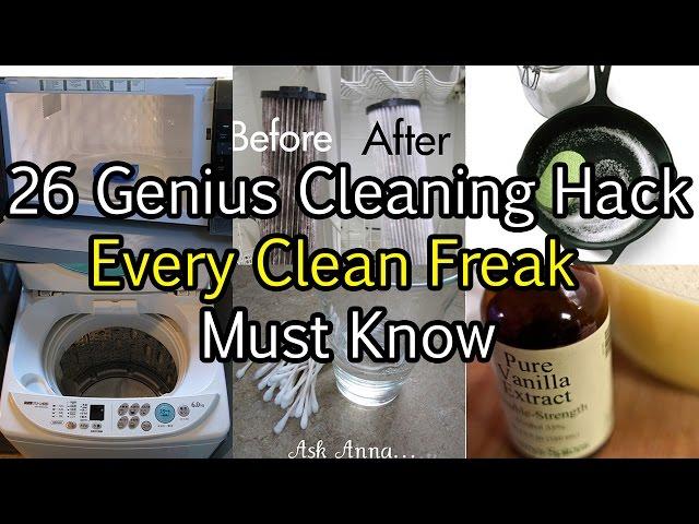 26 Genius Cleaning Hack Every Clean Freak Must Know