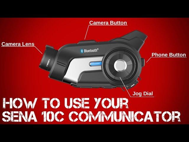 How to Use Your Sena 10C Communicator from Sportbiketrackgear.com