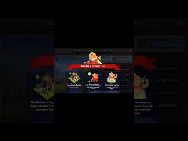 Clash of clans new update.Builder apprentice. #clashofclans #newclash #games #clashing #gaming #coc