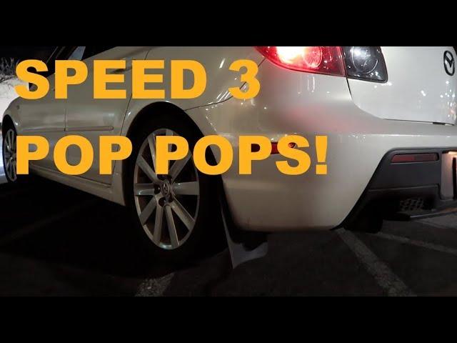 MAZDASPEED 3 LOUD EXHAUST SETUP - POPS AND CRACKLES