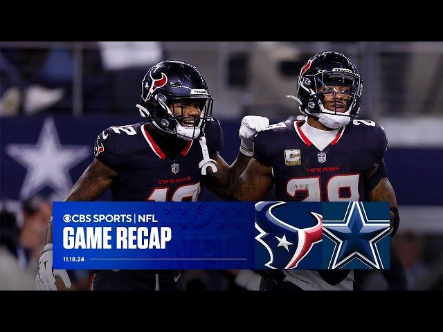 Texans DEFEAT Cowboys on MNF, first franchise win in Dallas | Game Recap