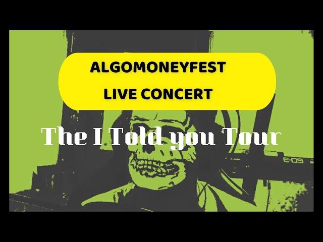 AlgomoneyFest LIVE CONCERT SILVER market opening WARNING