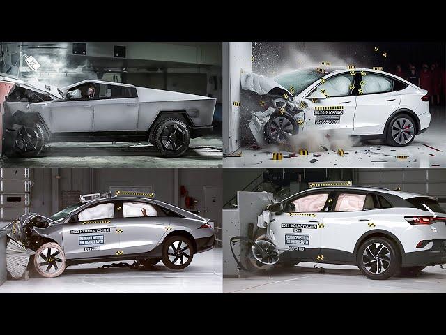 20 WORST & BEST EV CARS CRASH TEST 2024