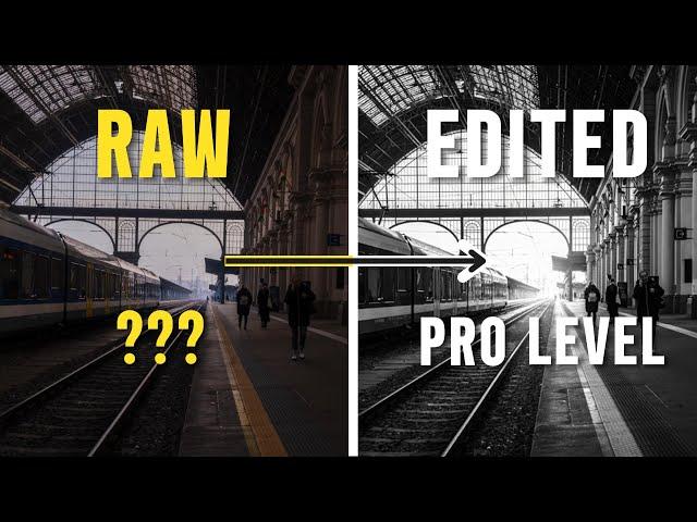 The ONLY Black and White Street Photography Editing Technique you need.