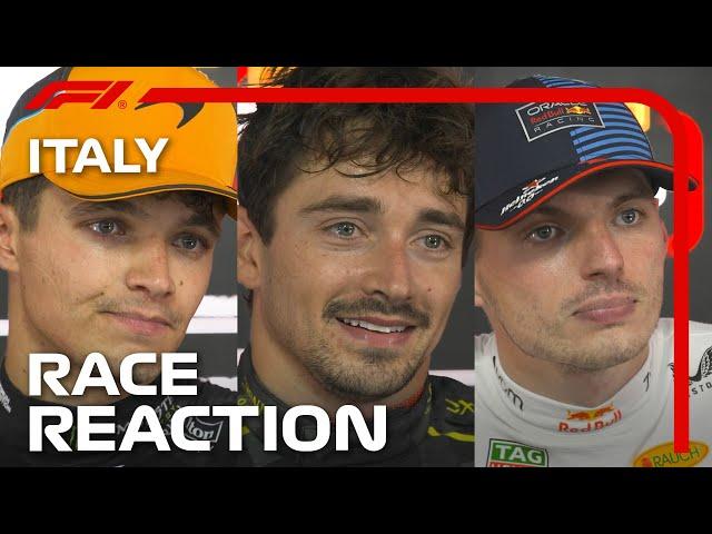 Drivers' Reaction After the Race | 2024 Italian Grand Prix