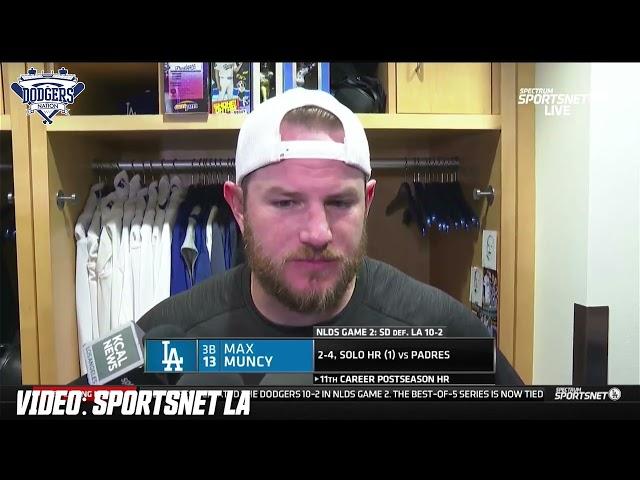 Max Muncy Reacts to Dodgers/Padres Drama, Big Offense Struggles for LA, Game 3 Plan and More!