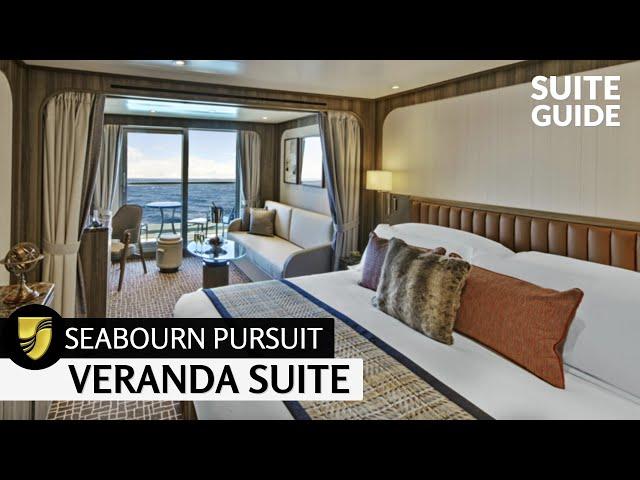 Seabourn Pursuit | Veranda Suite Full Walkthrough Tour | 4K