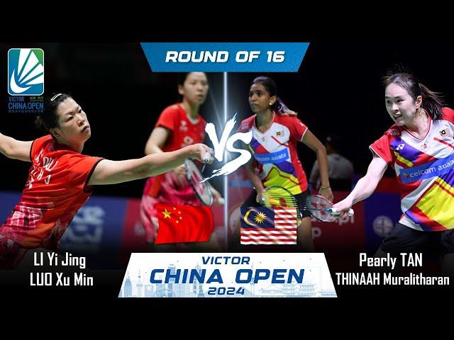 LI Yi Jing /LUO Xu Min vs Pearly TAN /THINAAH Muralitharan | China Open 2024 Badminton