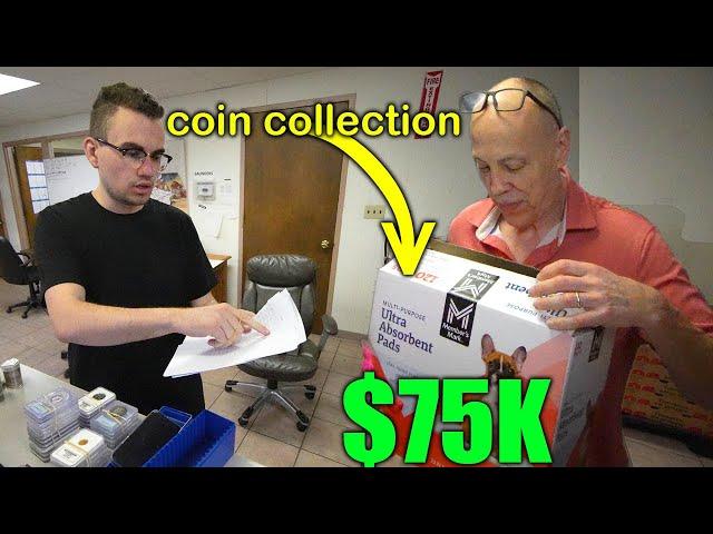 We Bought ALL Of His Coins for $75,000! (Coin Collection Purchase)