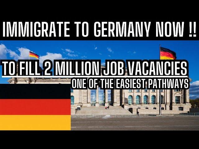 Immigrate to Germany now ! No job offer required !!