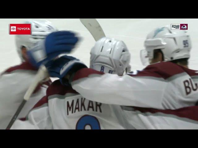 Cale Makar Makes It 2-1 Colorado in the Late Stages of the Second Period