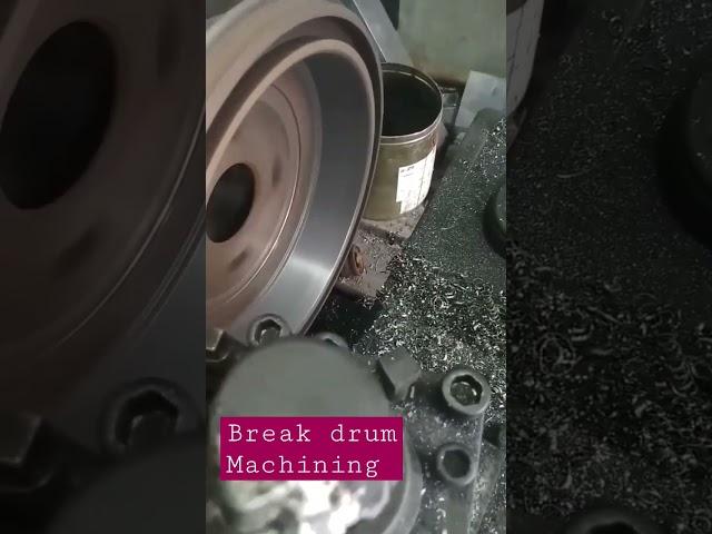 mechanical Engineering Break drum machining || break drum  surface roughness || Lathe operations