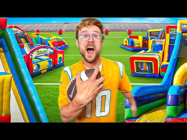 100 YARDS OF EXTREME FOOTBALL CHALLENGES!!