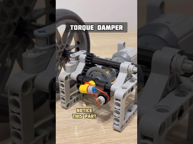 Torque Damper Demonstration #lego #technic #legotechnic #gearing #gears #experiment