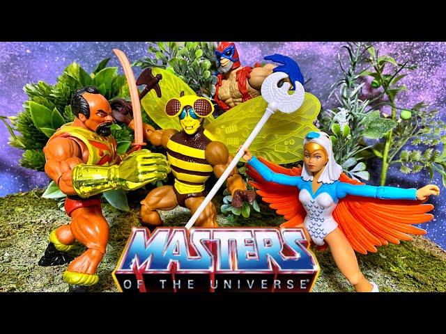 MOTU Origins Wave 7 Review!  Buzz-Off, Sorceress, Jitsu, and Mini Comics Stratos