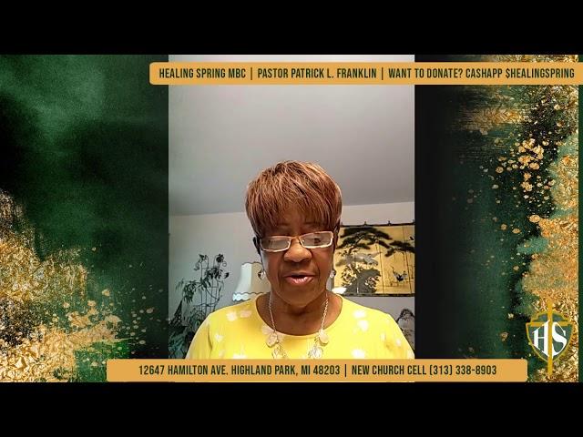 Grief Ministry with Sis Hazel Bender-Robinson