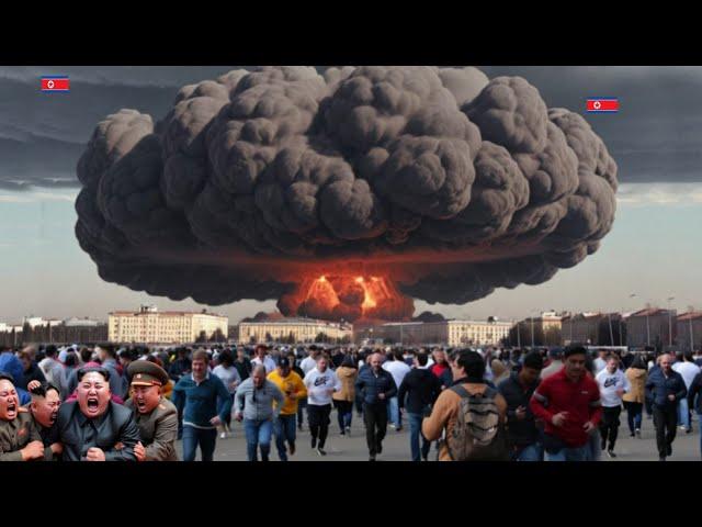 1 hour ago! goodbye kim jong un north korea's city center and nuclear warehouse bombed by ukraine