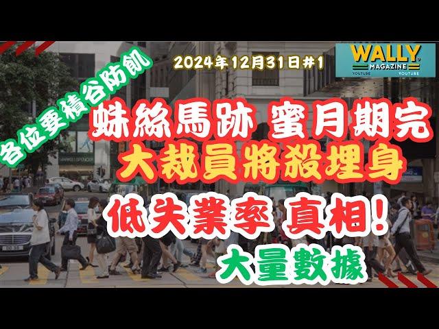 2025年裁員潮堅殺埋身？蛛絲馬跡，大裁員將至，執笠潮、外來人才等等，就業寒冬大｜低失業率假象，工作崗位勞動人口一齊大減。