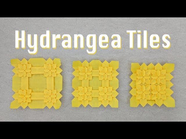 Origami Tessellation Tutorial: Hydrangea Tiles (Shuzo Fujimoto and Peter Budai)