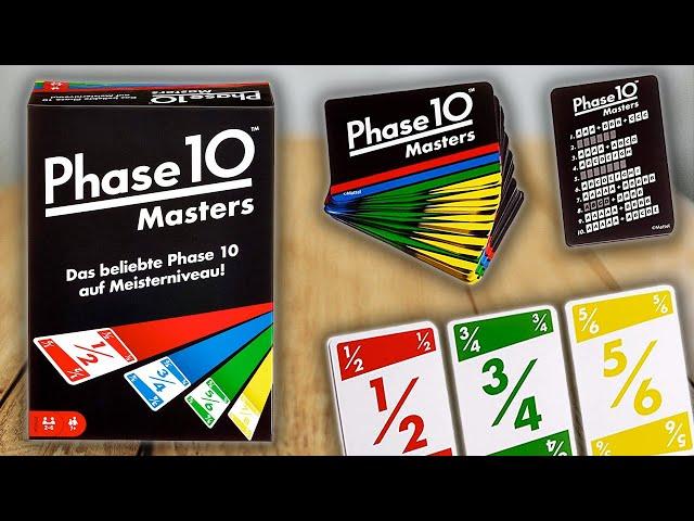 PHASE 10 MASTERS (BASIS und PLUS Kartenspiel) Spielregeln TV (Spielanleitung Deutsch) MATTEL MASTER