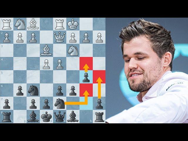 Magnus Carlsen Shows How to Play the Pirc Defense