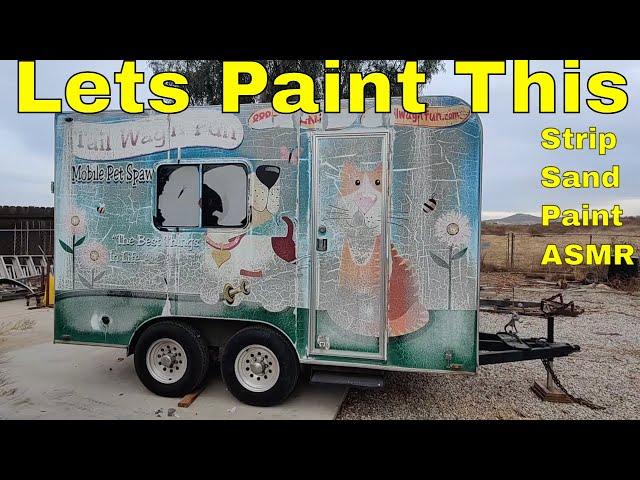 Painting a RV Motorhome or Trailer ASMR less than 30 minutes