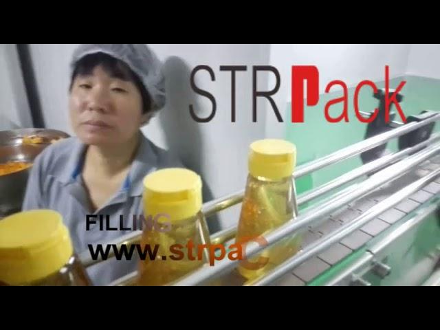 Automatic honey Servo Driven Piston Filling Machine