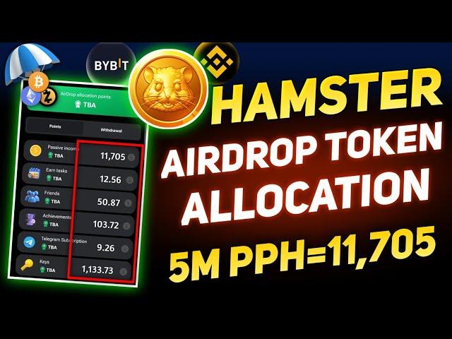 Hamser Kombat Airdrop Allocation Points হিসাব করুন || Hamster Kombat Token Allocation | Hamster